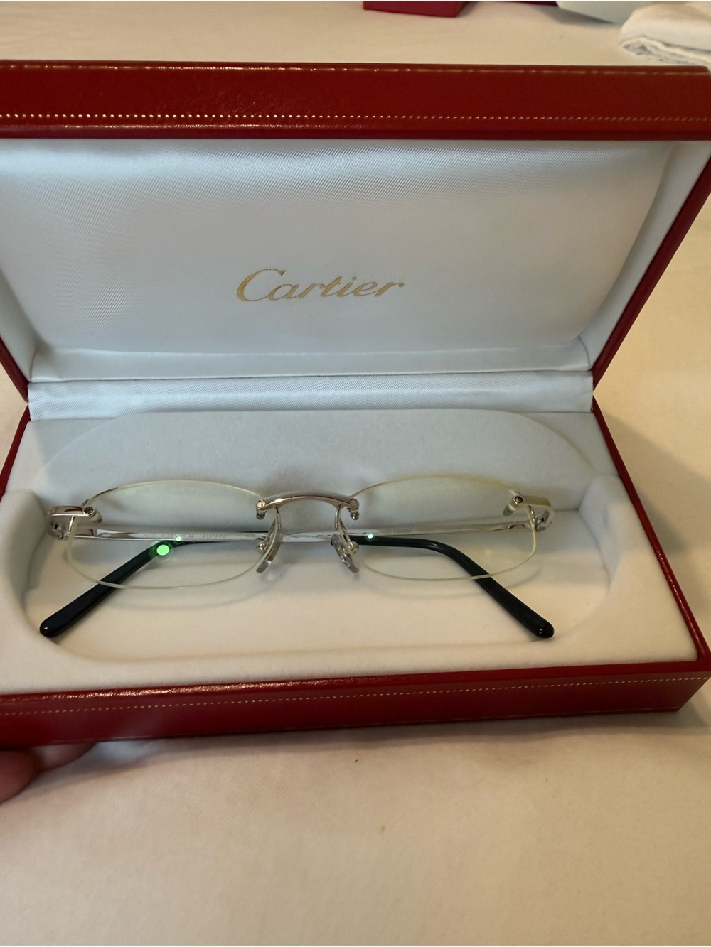 Cartier Rimless Rimless Titanium Glasses - Picture 8 of 10